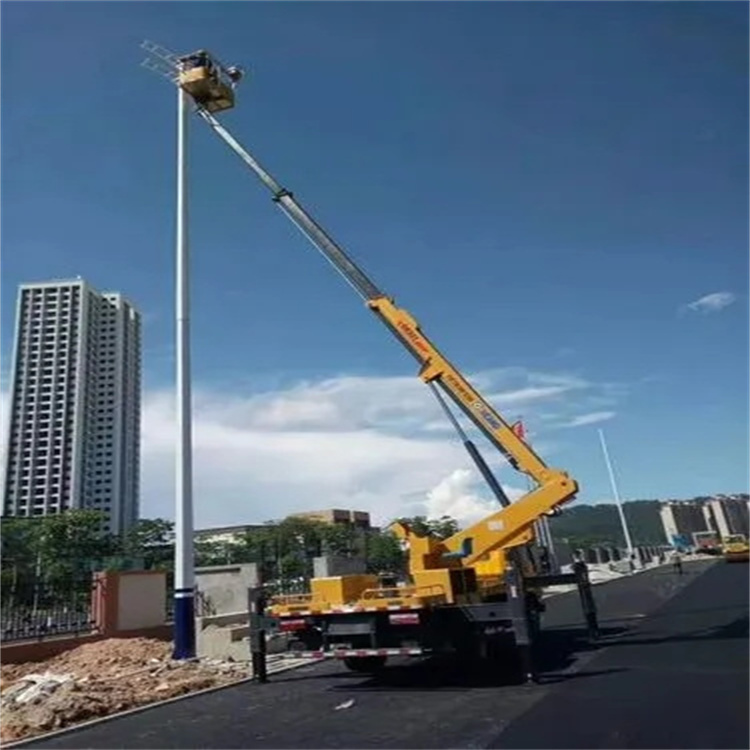 烟台栖霞维修路灯的曲臂升降车出租