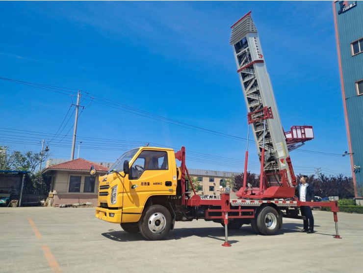 烟台栖霞常年租赁32米云梯车